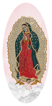 Lady of Guadalupe Clouds Pink